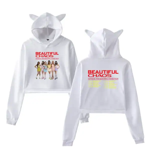 Maglietta Cropped KATSEYE Tour 2025: Crop Top Ufficiale Per Fan Del K-Pop - 5