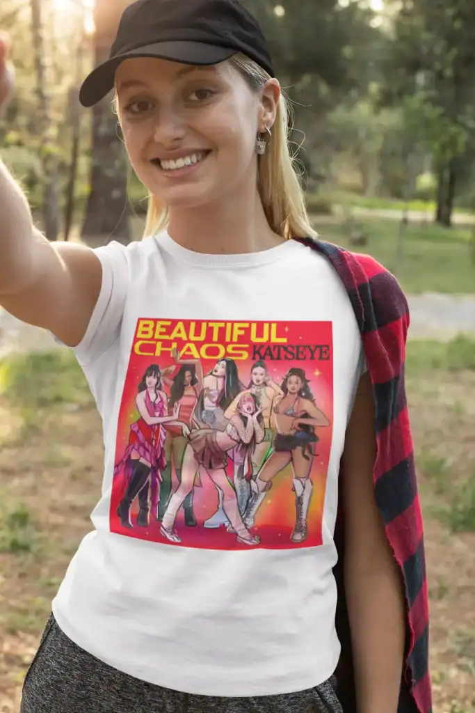 katseye t-shirt beautiful chaos
