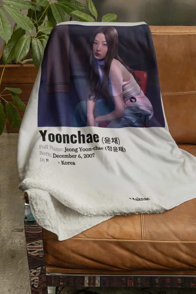 Katseye Yoonchae Blanket 